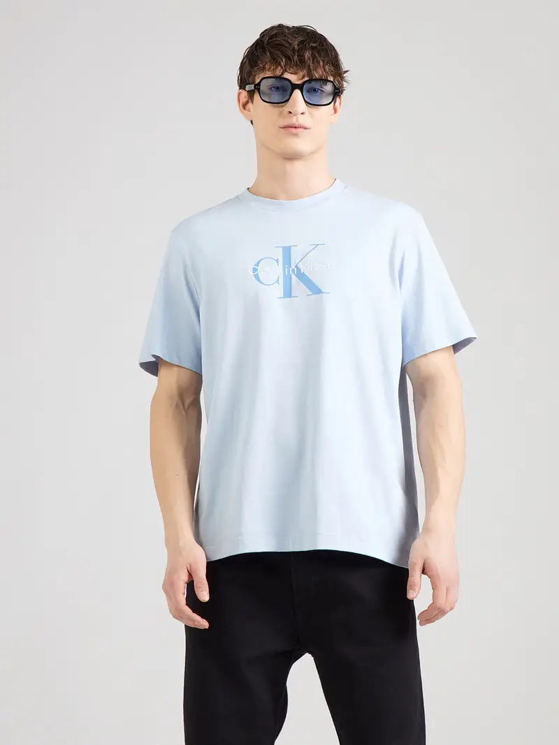 Maglietta Hero blu pastello / blu chiaro miniatura 2