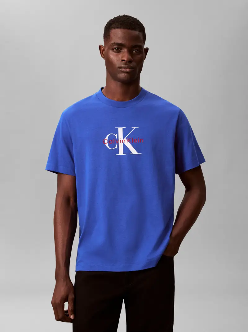 Maglietta 'Hero' blu / rosso / bianco miniatura 2