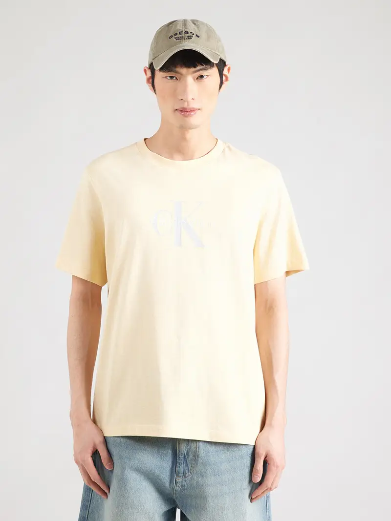 Maglietta Hero giallo chiaro / grigio miniatura 2