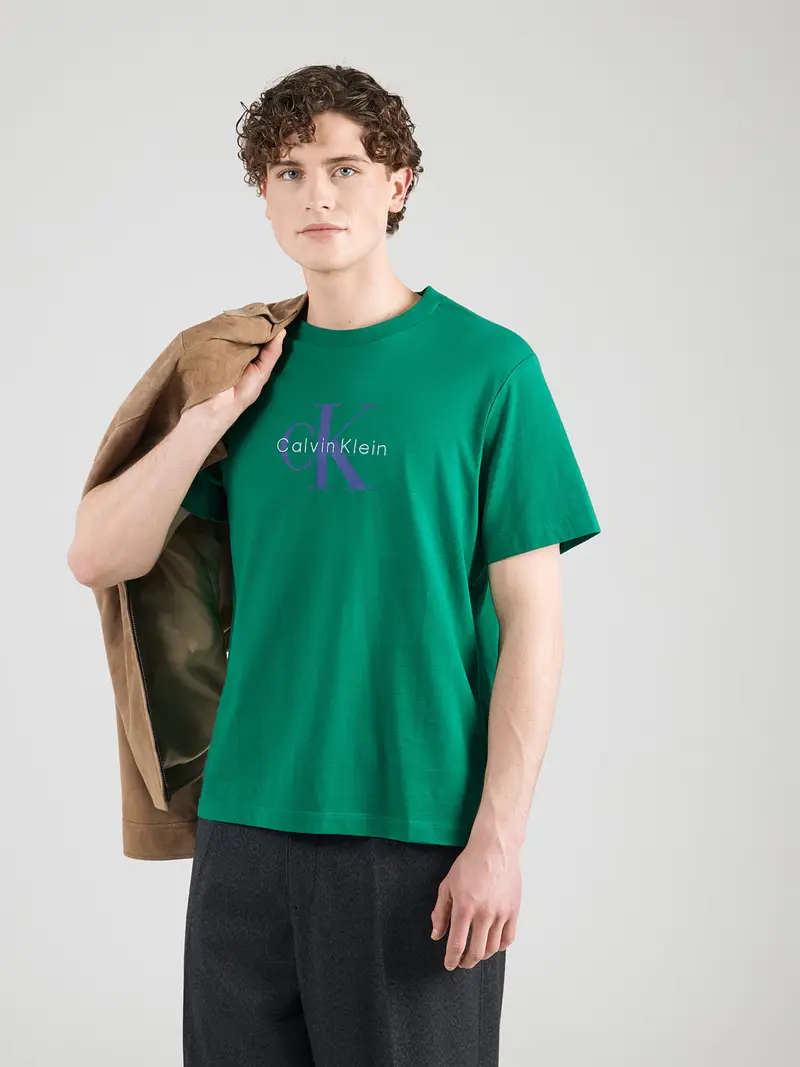 Maglietta Hero navy / blu chiaro / verde miniatura 3