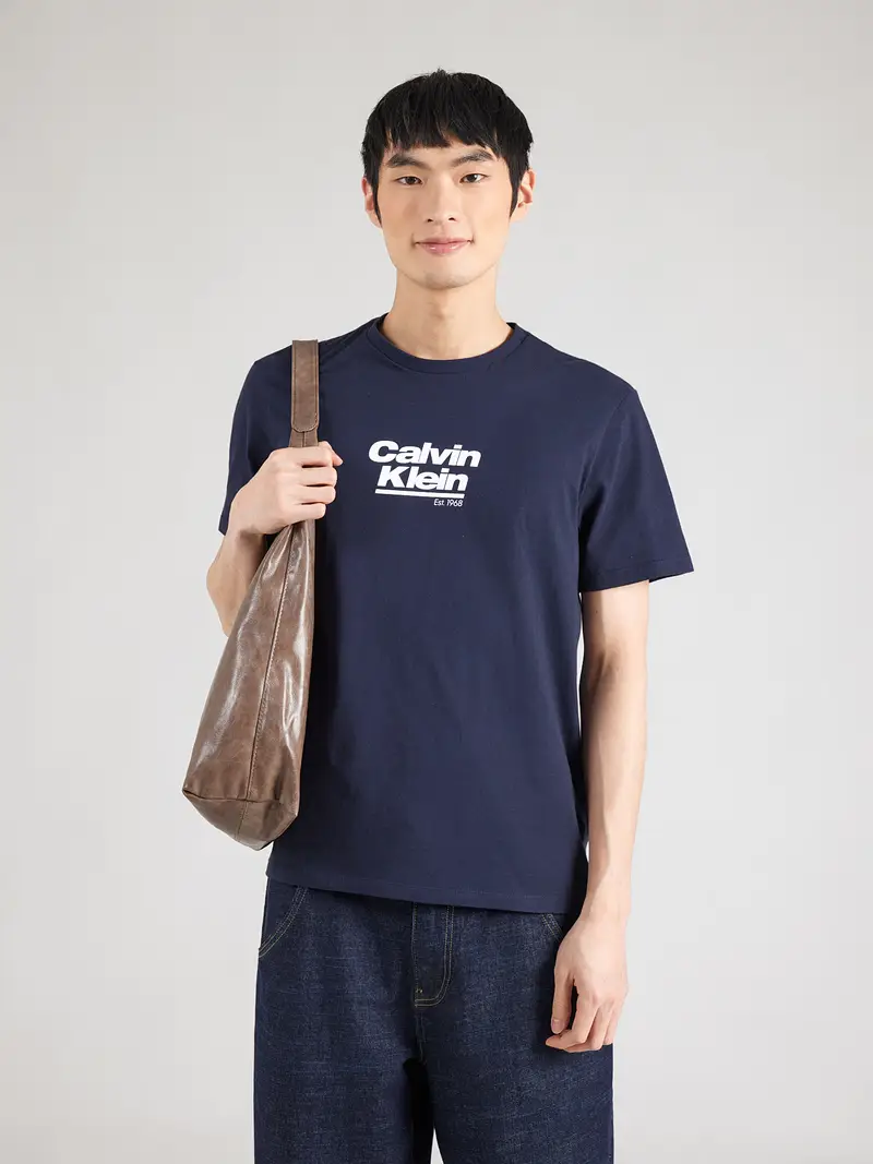 Maglietta navy / bianco miniatura 2