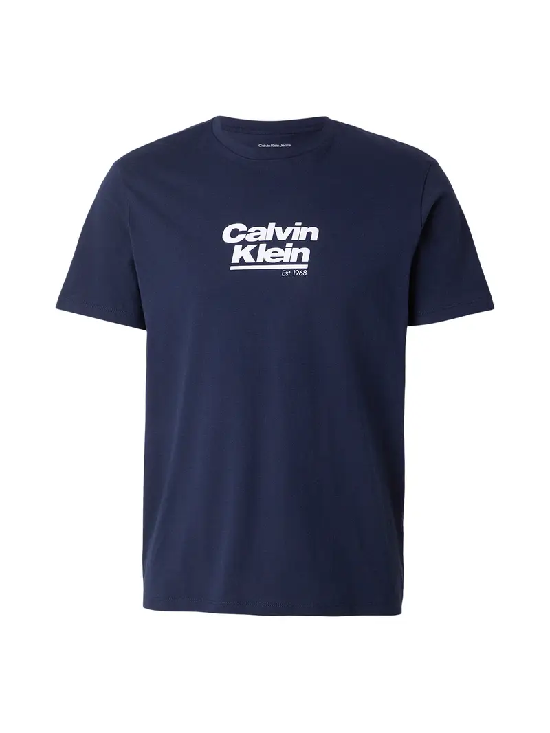 Maglietta navy / bianco