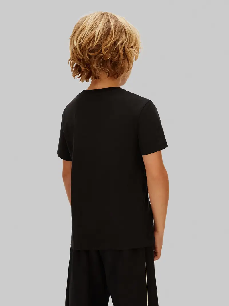 Maglietta nero / bianco miniatura 3