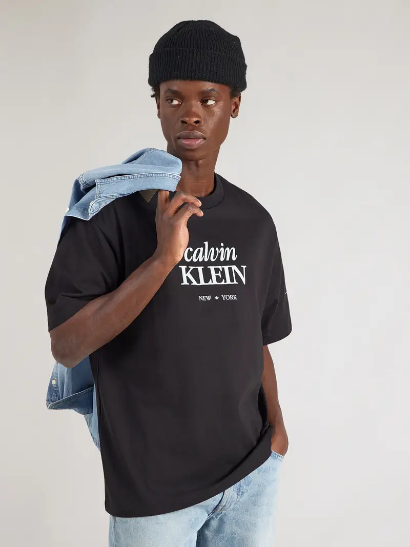 Maglietta nero / bianco miniatura 2