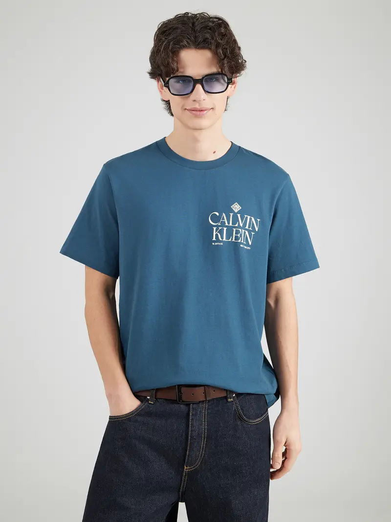 Maglietta oro / petrolio miniatura 3