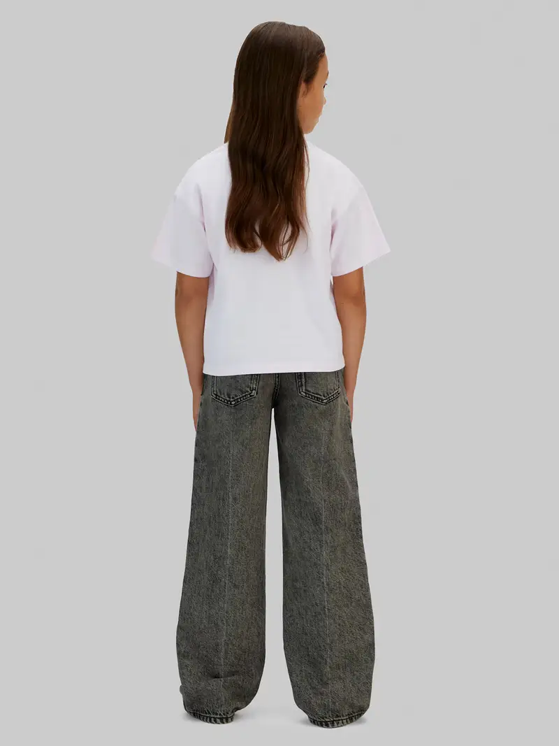 Maglietta rosa / nero miniatura 3