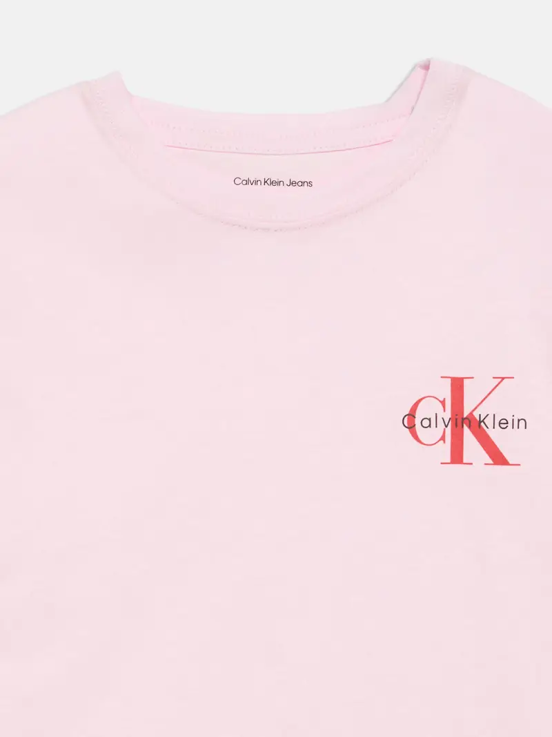 Maglietta rosa / rosso / nero miniatura 3