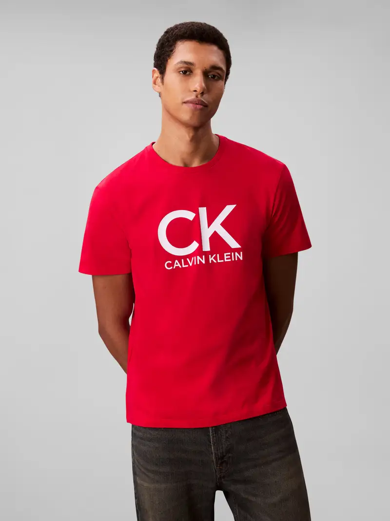 Maglietta rosso / bianco miniatura 2