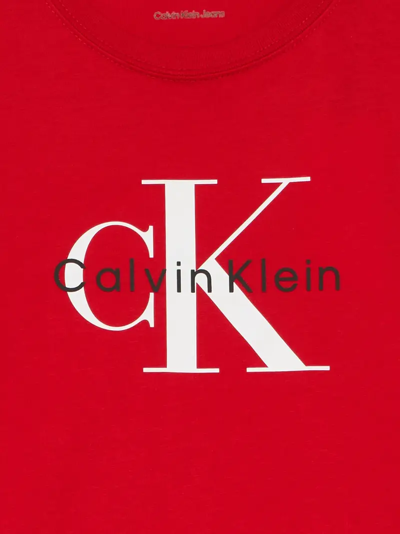 Maglietta rosso / nero / bianco miniatura 3