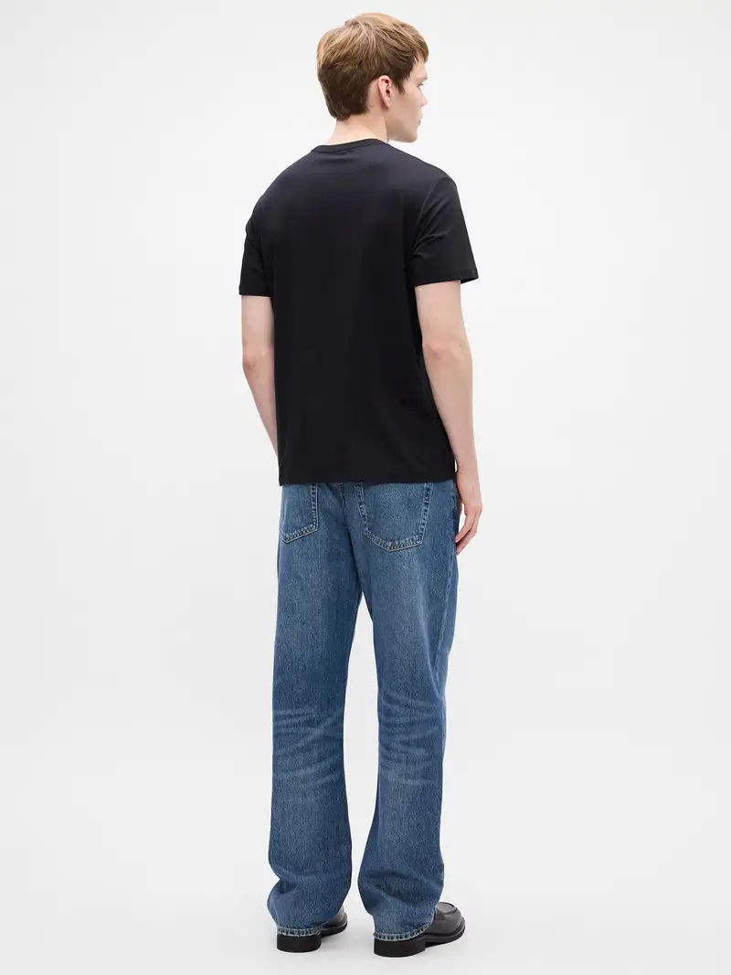 Maglietta rosso / nero / bianco miniatura 3