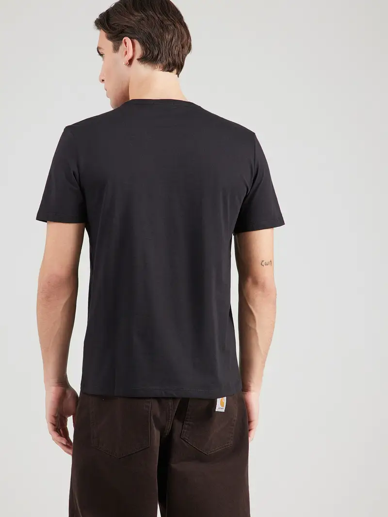 Maglietta talpa / nero / bianco lana miniatura 2