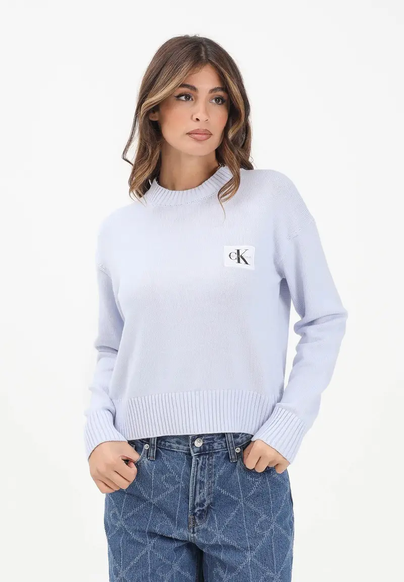 Maglioncino girocollo polvere da donna miniatura 2