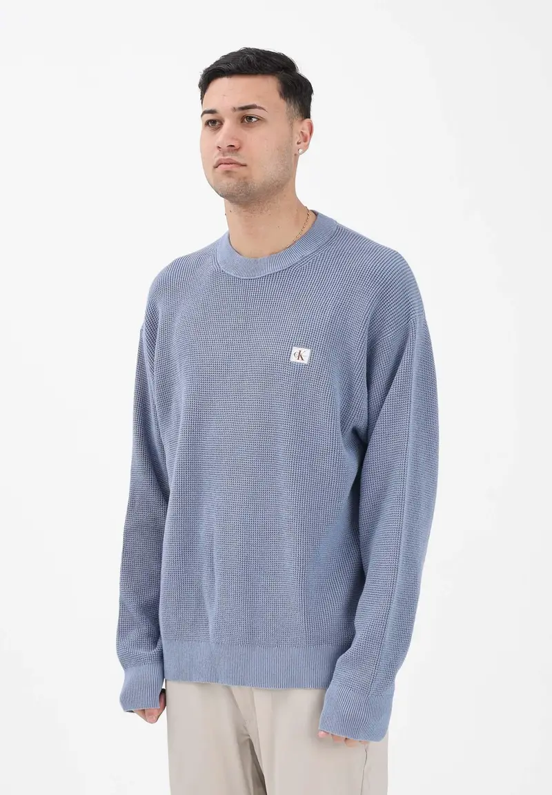 Maglioncino girocollo polvere da uomo