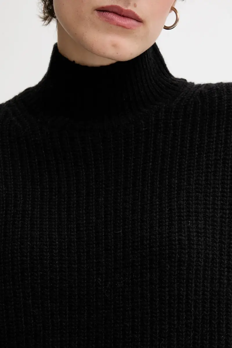 maglione con lana colore nero LV044D329G miniatura 5