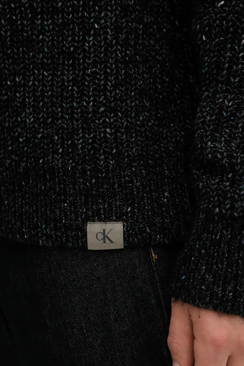 maglione con lana colore nero LV04RD311G miniatura 5