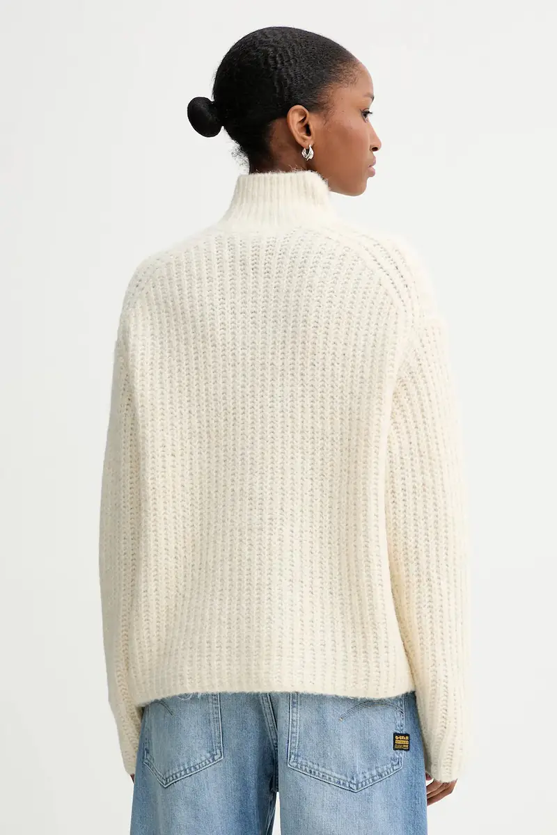 maglione donna colore beige LV044D361G miniatura 3