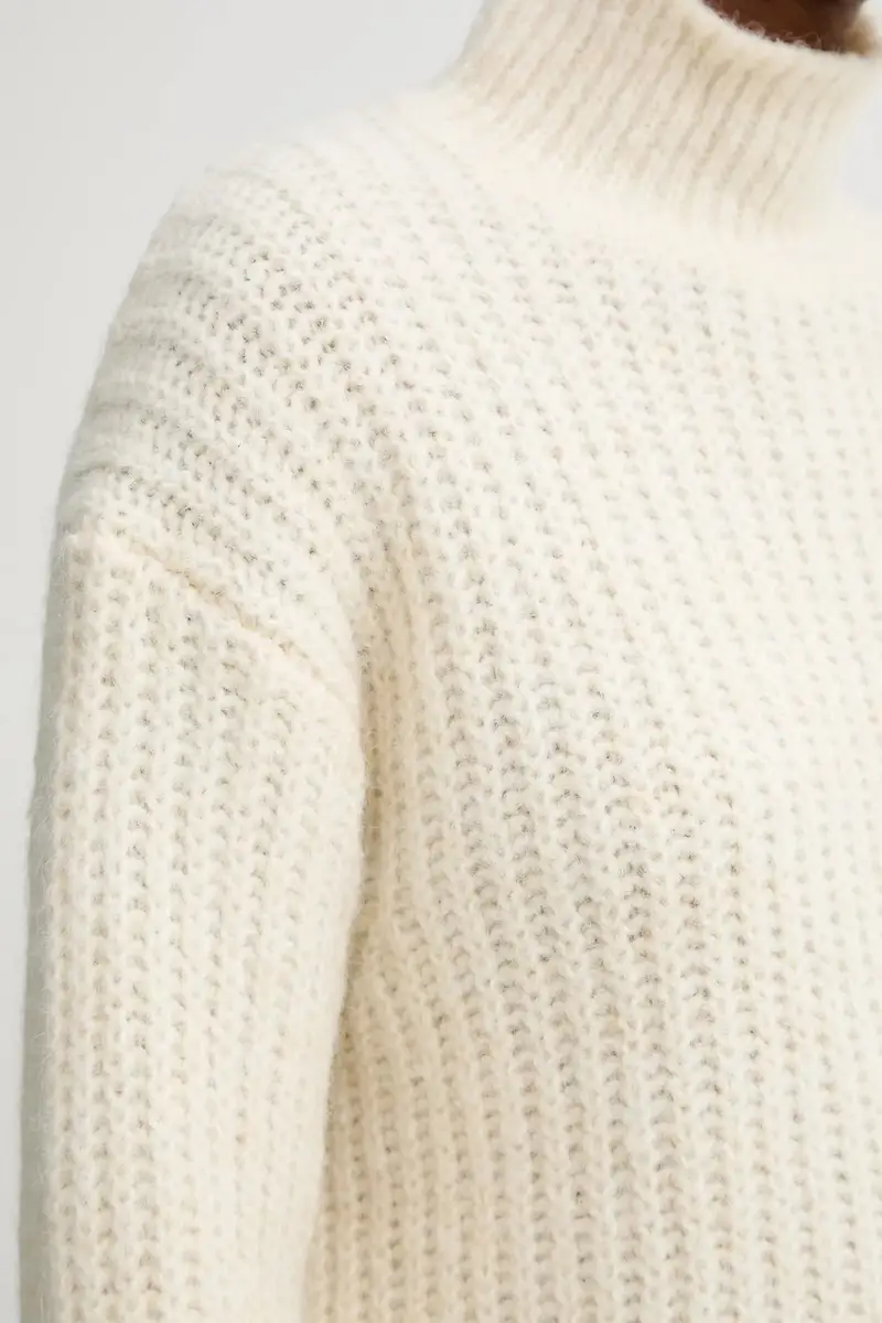 maglione donna colore beige LV044D361G miniatura 5