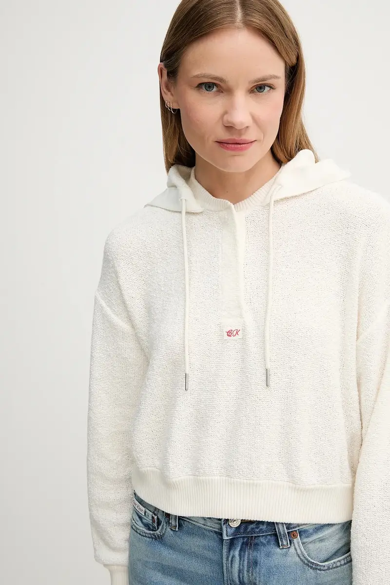 maglione donna colore beige LV047C915G miniatura 4