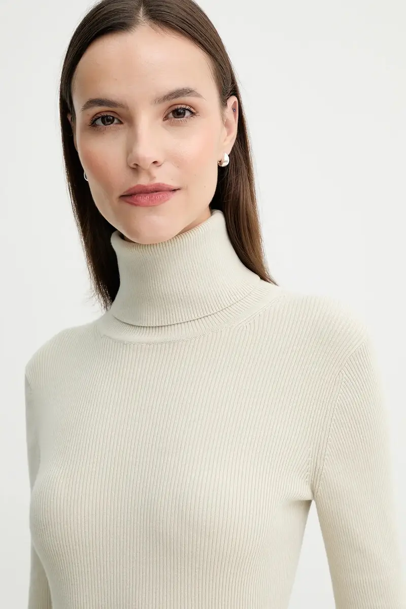 maglione donna colore beige LV047D350G miniatura 4