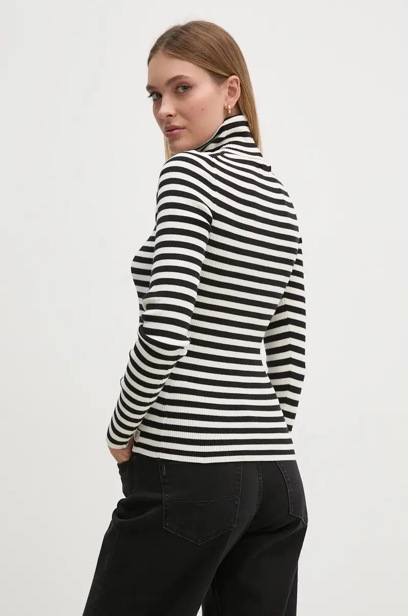 maglione donna colore bianco J20J224225 Nero miniatura 3