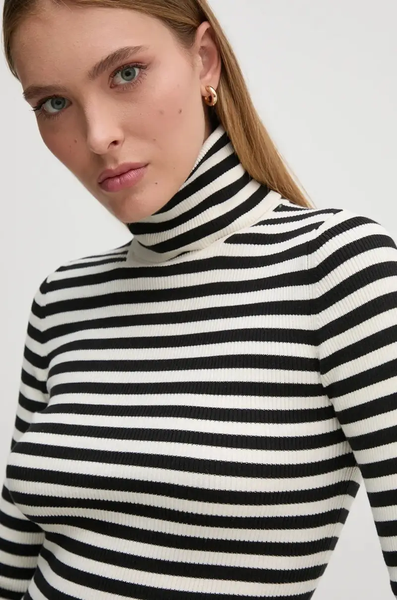 maglione donna colore bianco J20J224225 Nero miniatura 4