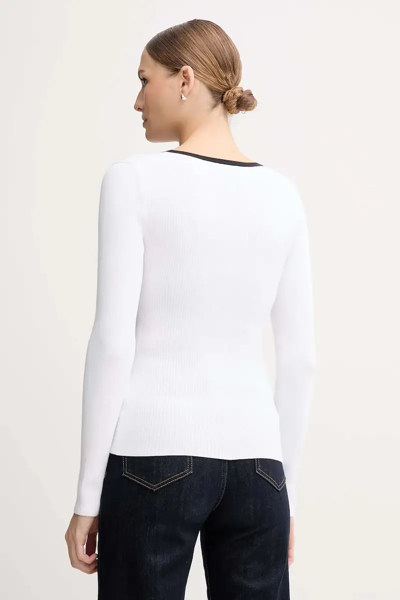 maglione donna colore bianco LV044D360G miniatura 3