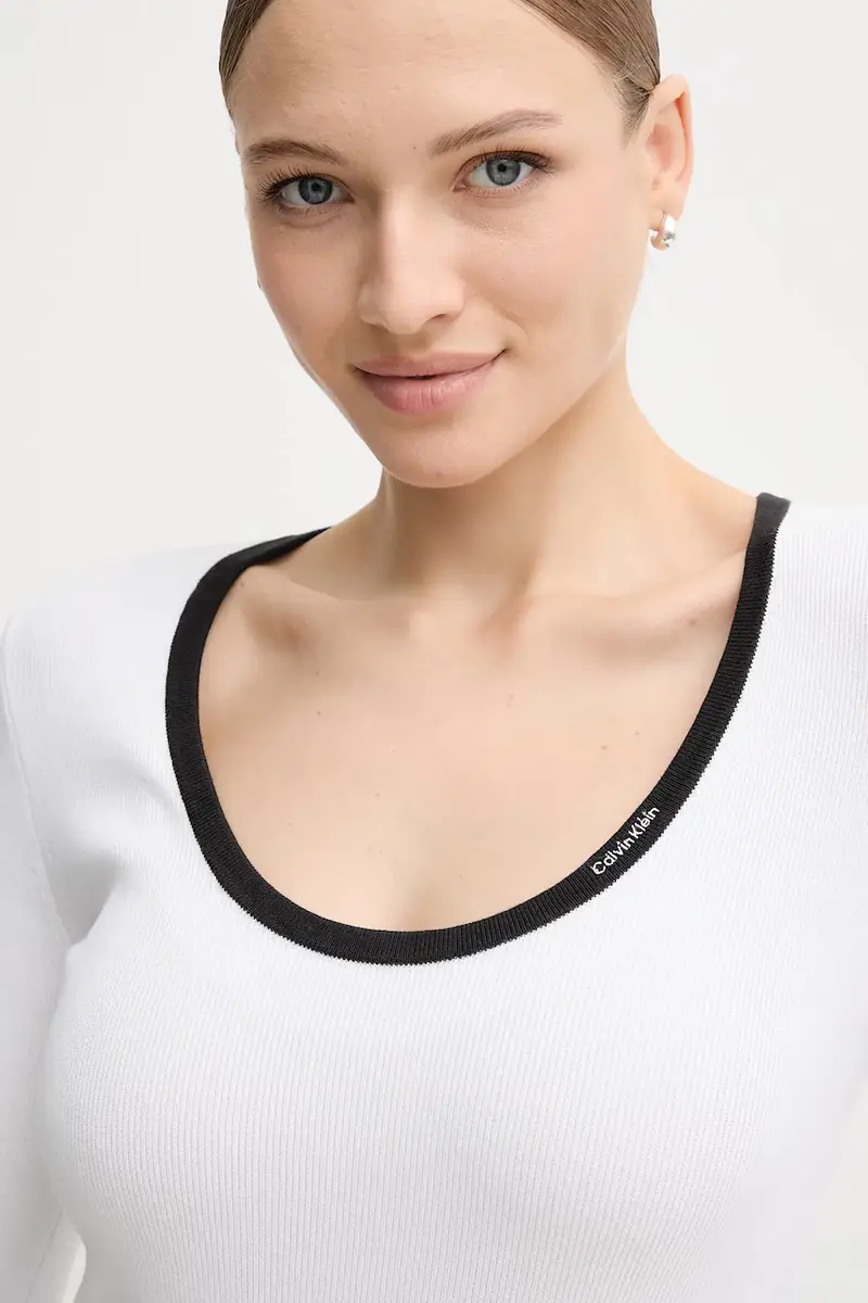 maglione donna colore bianco LV044D360G miniatura 4