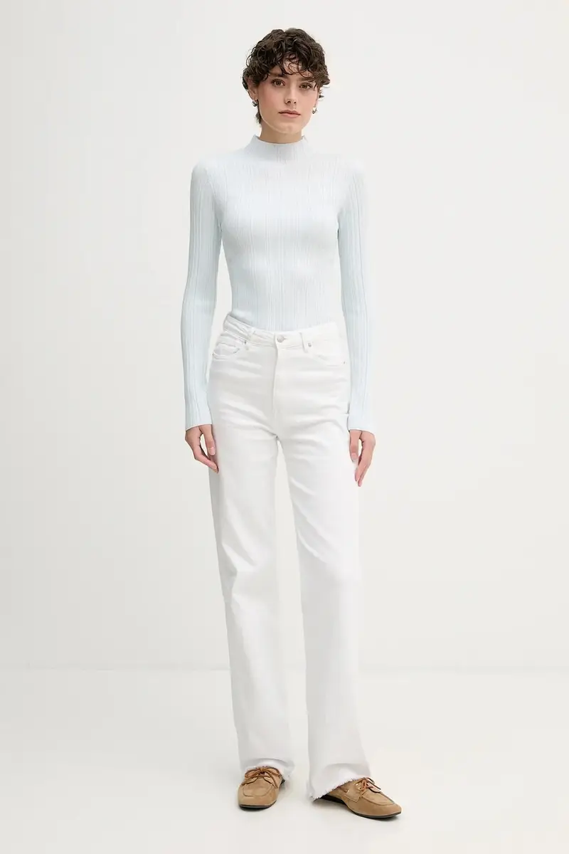 maglione donna colore blu LV044D348G miniatura 2