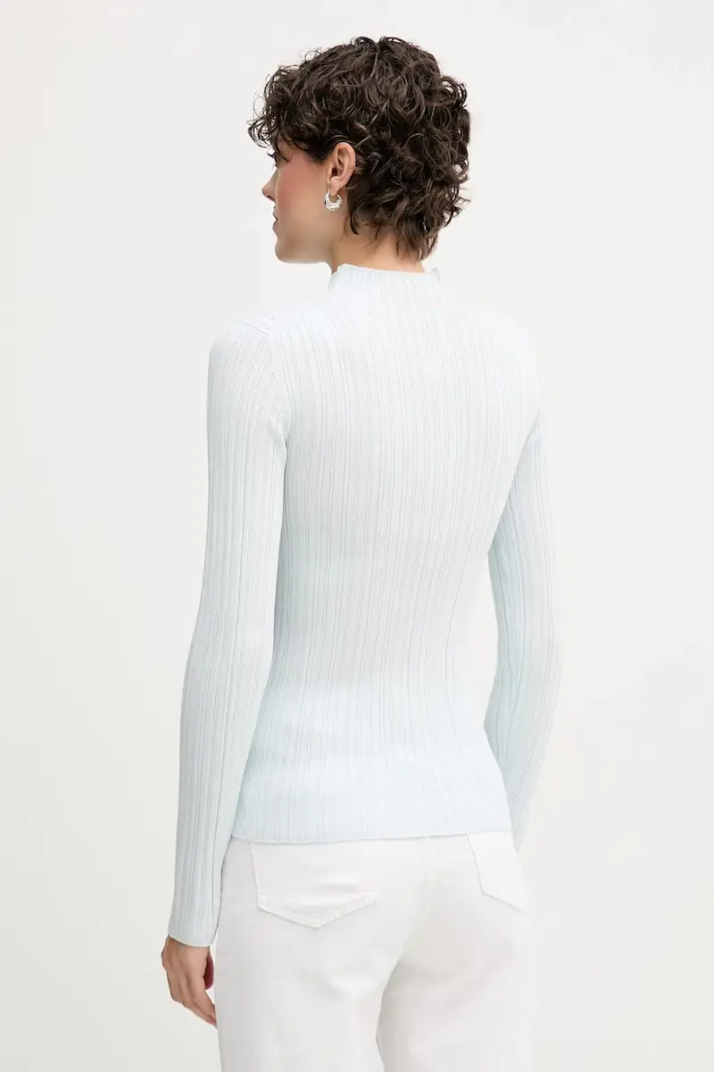 maglione donna colore blu LV044D348G miniatura 3