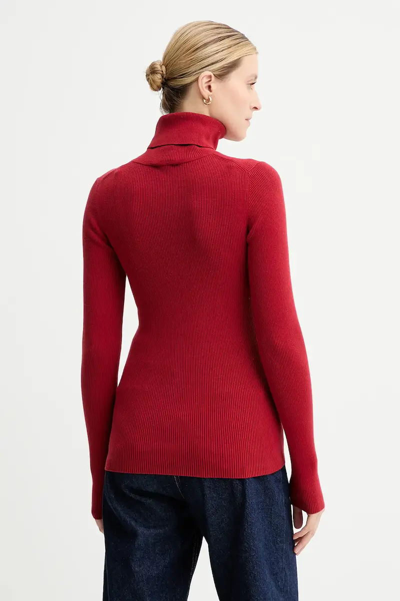 maglione donna colore granata LV047D350G miniatura 3