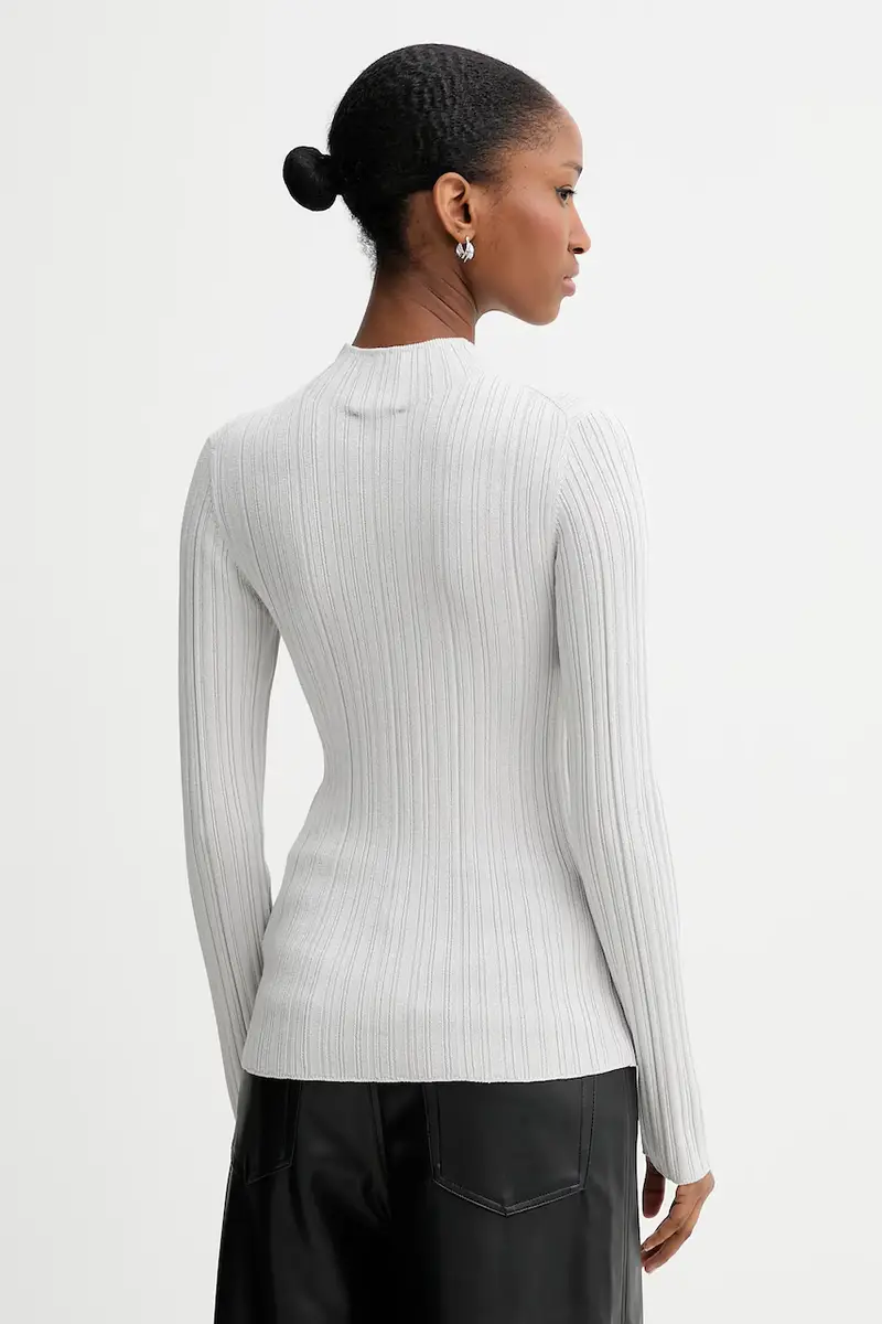 maglione donna colore grigio LV044D348G miniatura 3