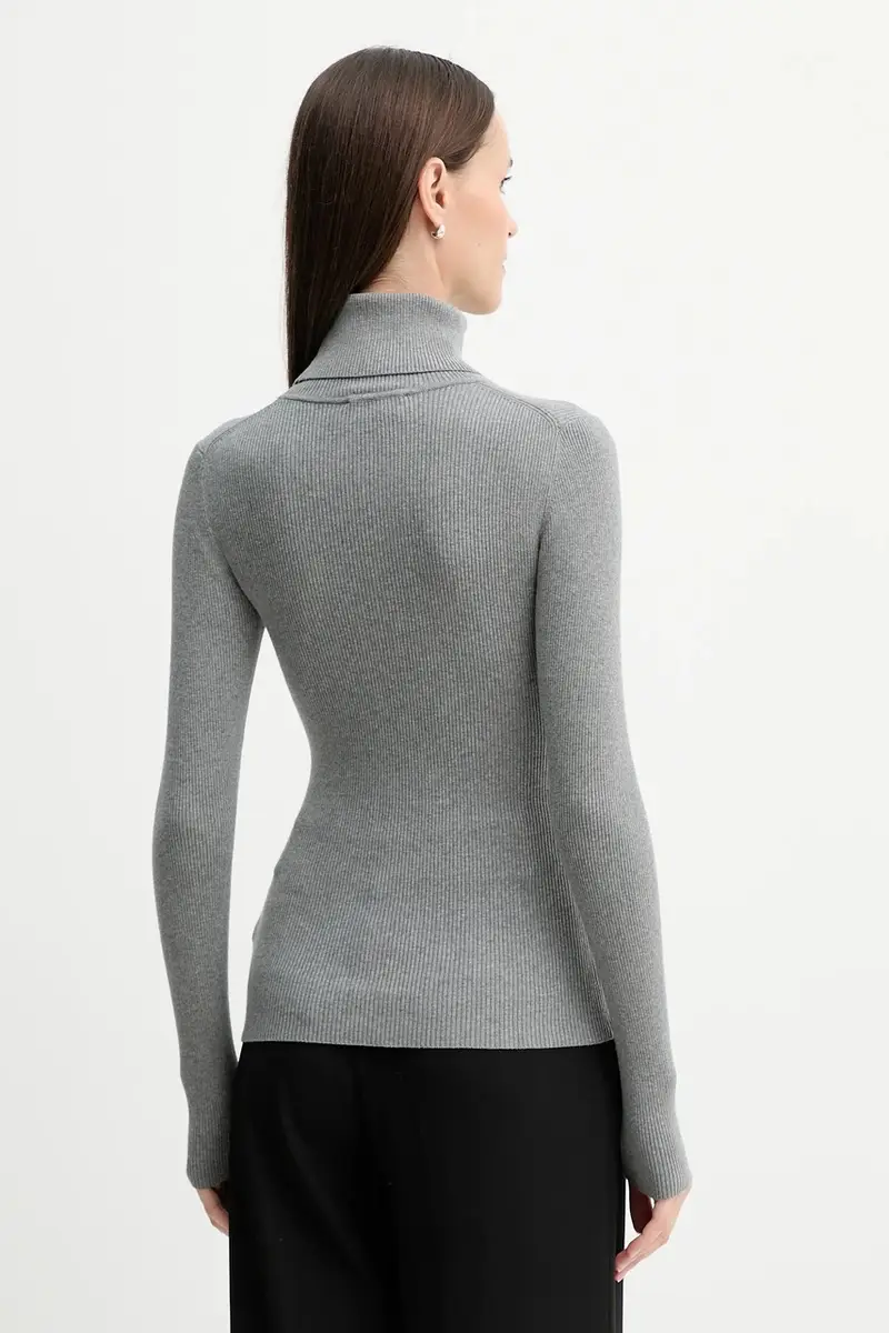 maglione donna colore grigio LV047D350G miniatura 3