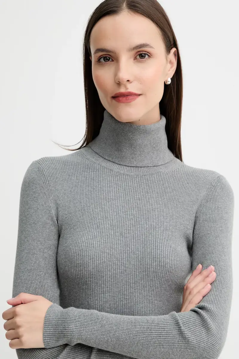 maglione donna colore grigio LV047D350G miniatura 4