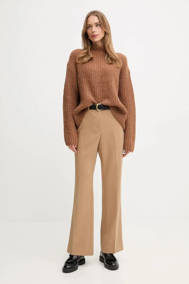 maglione donna colore marrone LV044D361G miniatura 2