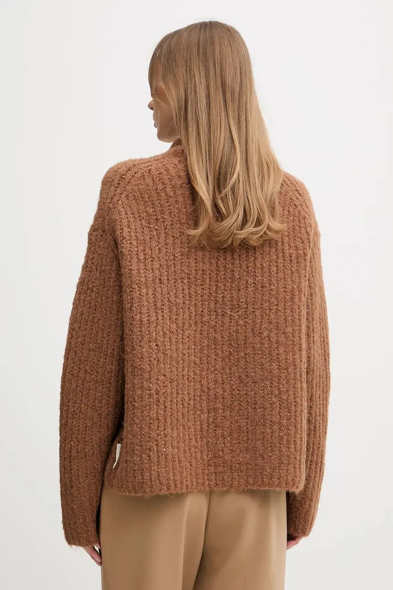 maglione donna colore marrone LV044D361G miniatura 3