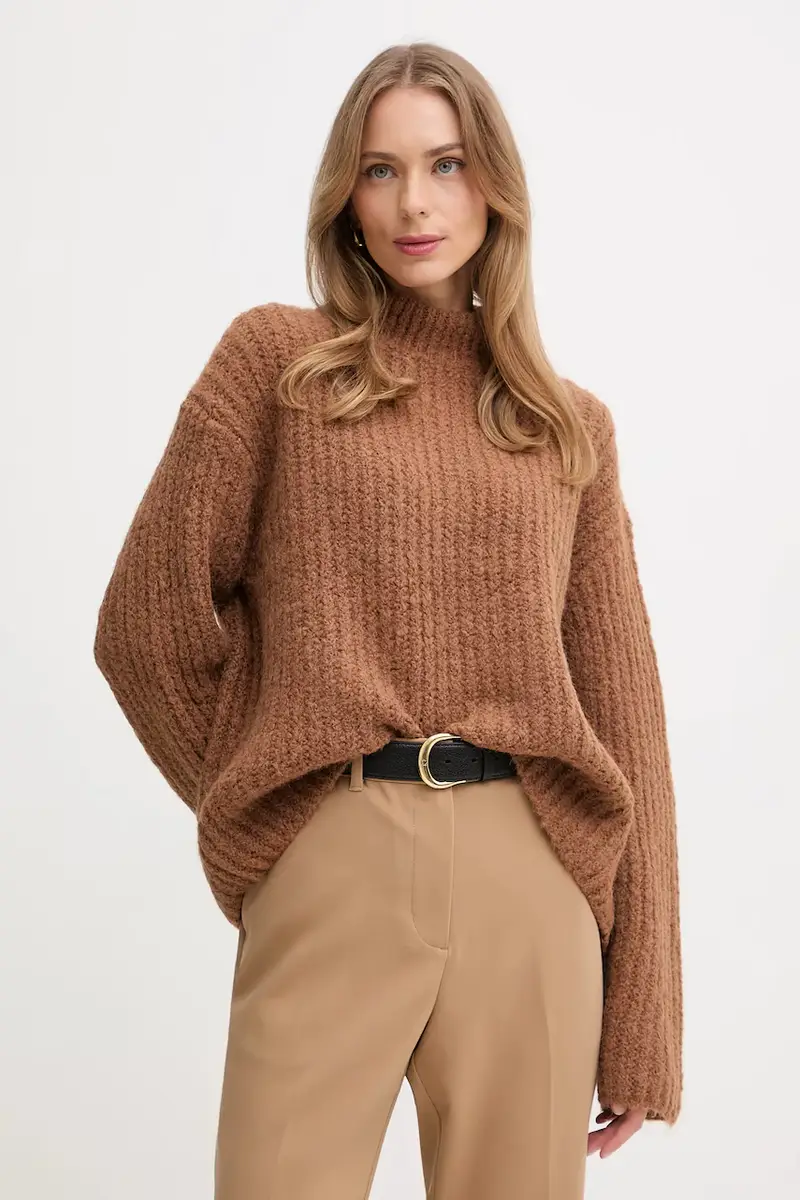 maglione donna colore marrone LV044D361G