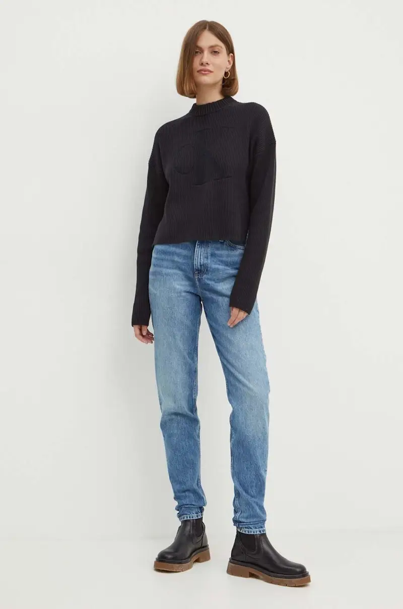 maglione donna colore nero J20J223615 miniatura 2