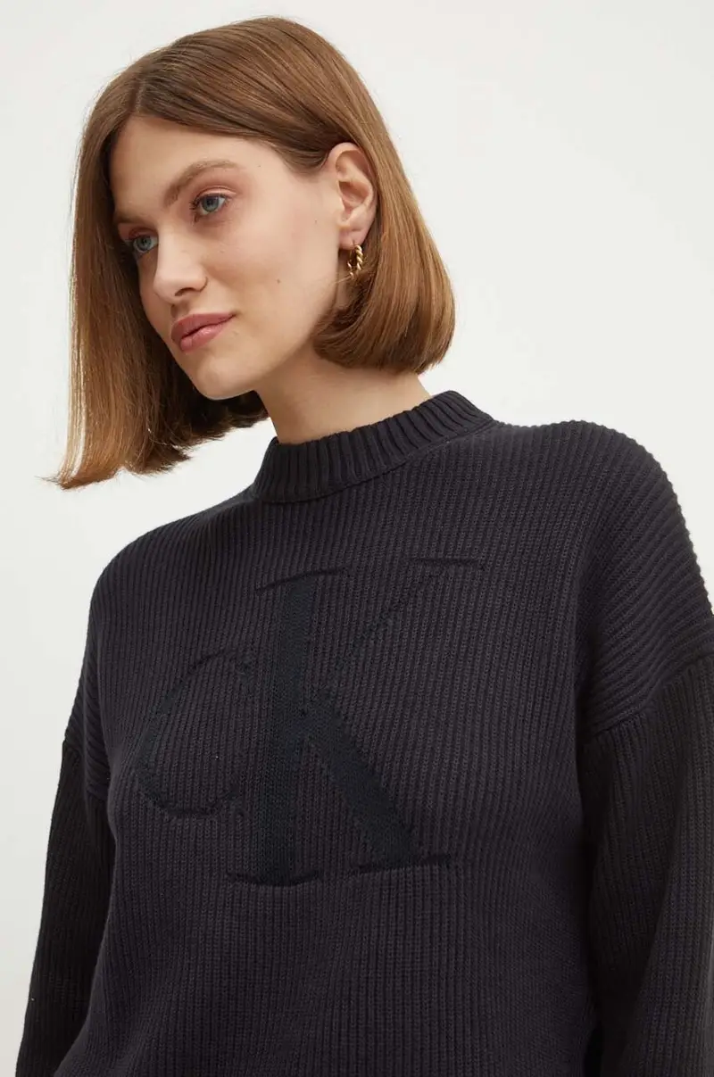 maglione donna colore nero J20J223615 miniatura 4