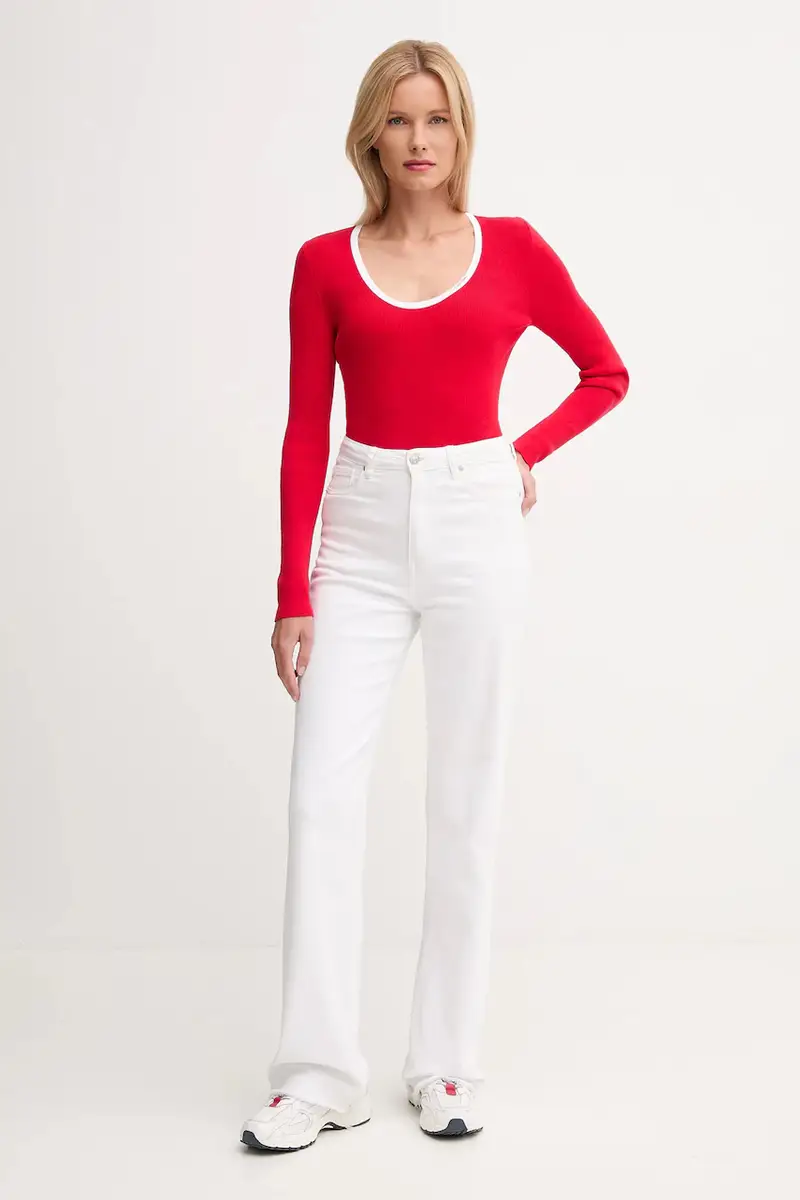 maglione donna colore rosso LV044D360G miniatura 2