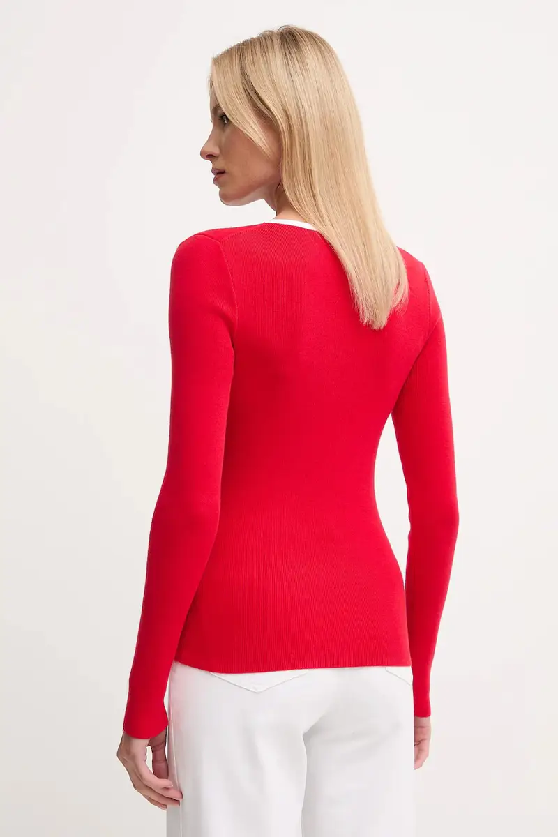 maglione donna colore rosso LV044D360G miniatura 3