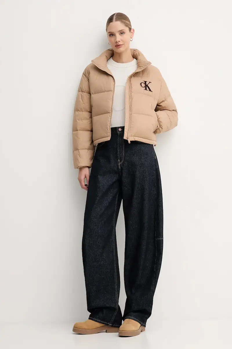 maglione in cotone donna colore beige LV047D304G miniatura 2