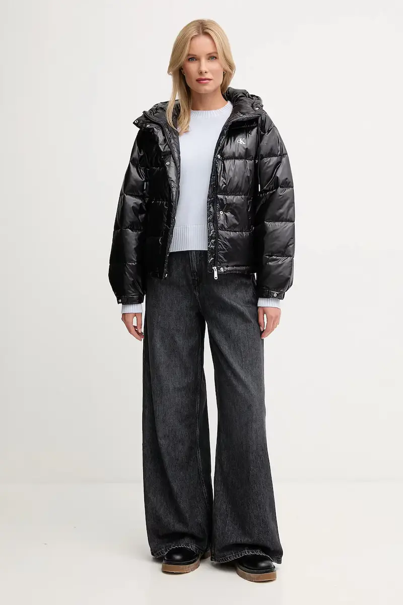 maglione in cotone donna colore blu LV047D351G miniatura 2