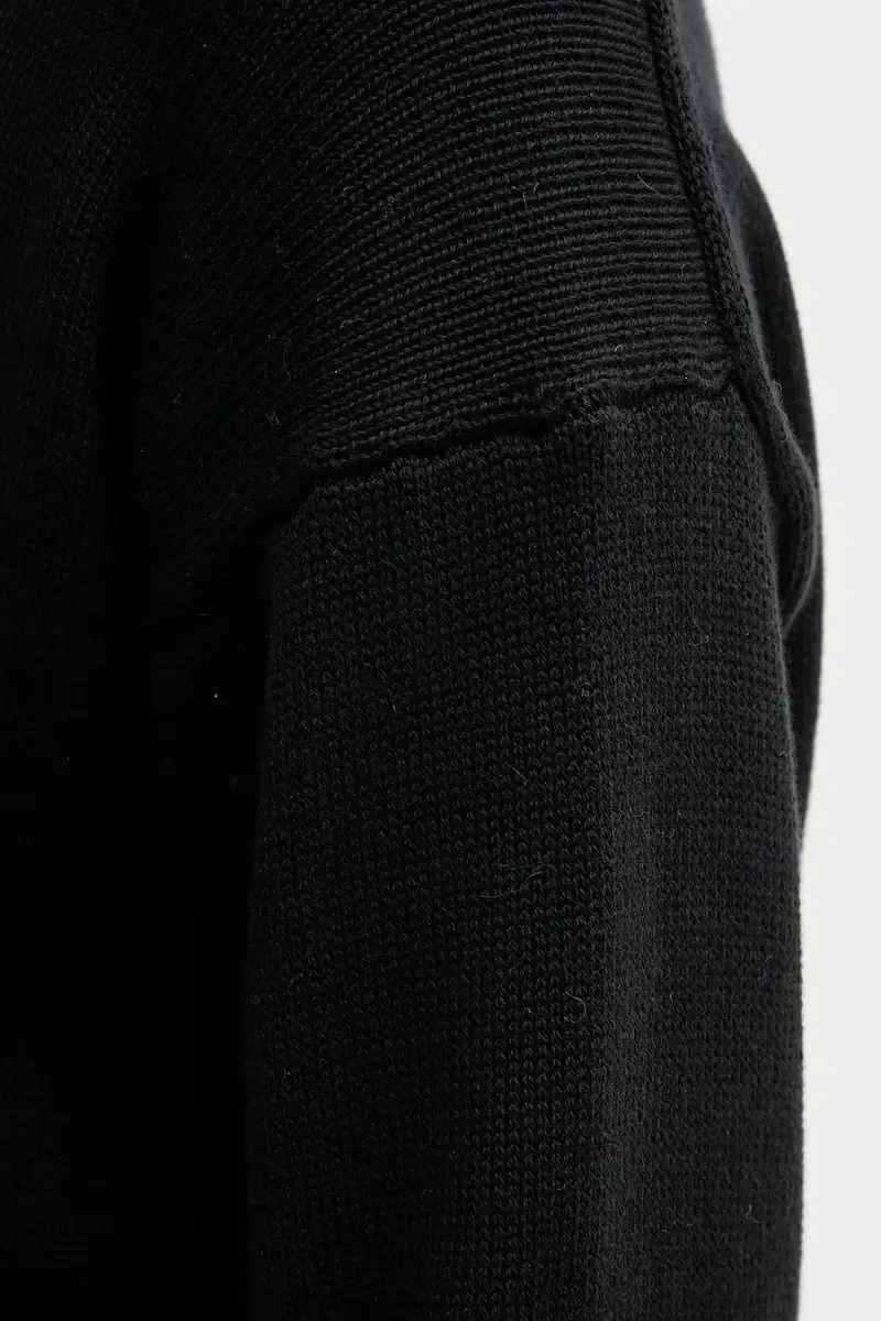 maglione in cotone donna colore nero LV047C311G miniatura 5