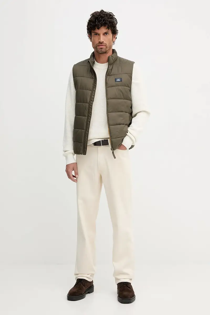 maglione in cotone uomo colore beige LV04RD313G miniatura 2