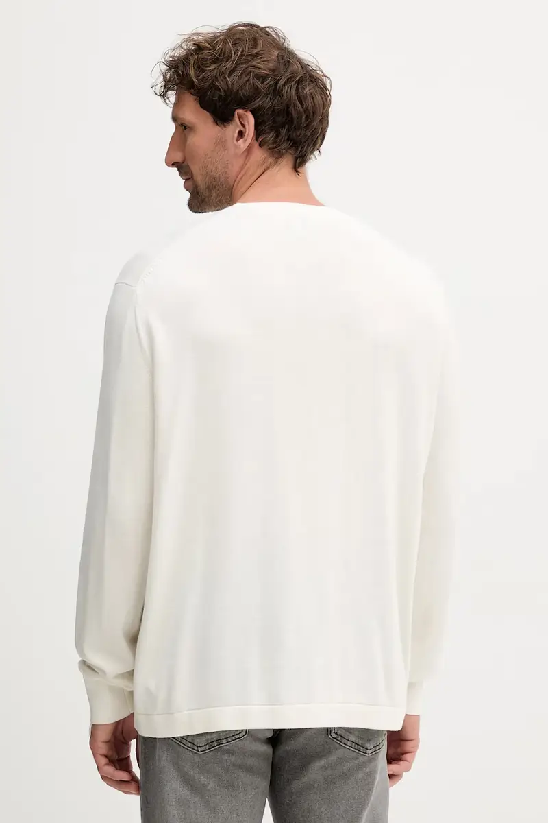 maglione in cotone uomo colore bianco LV04RC303G miniatura 3