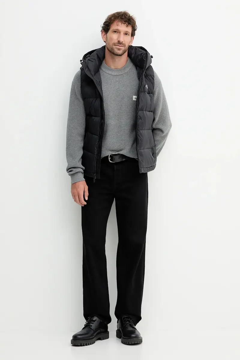 maglione in cotone uomo colore grigio LV04RD313G miniatura 2