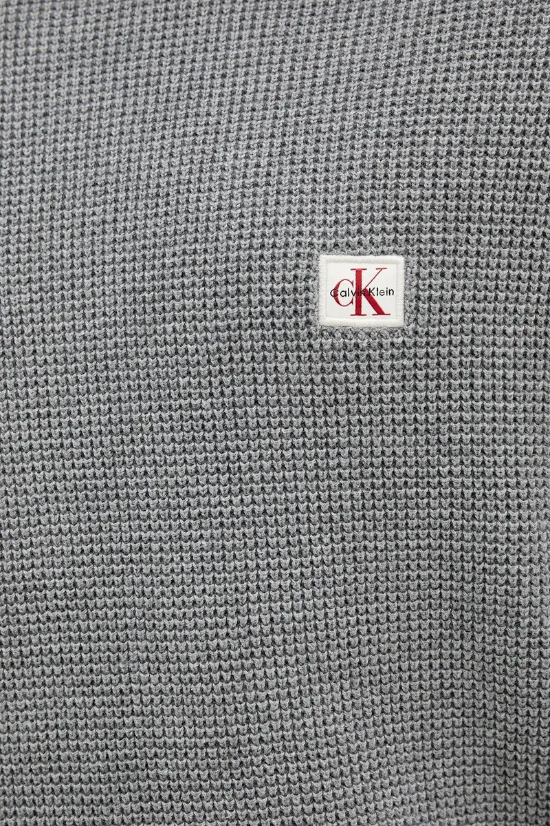 maglione in cotone uomo colore grigio LV04RD313G miniatura 5