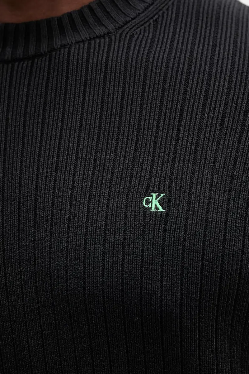 maglione in cotone uomo colore nero LV04RD314G miniatura 5