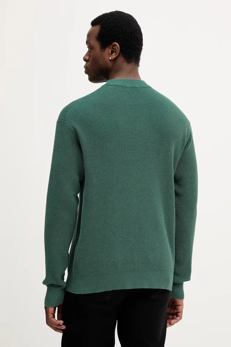 maglione in cotone uomo colore turchese LV04RD313G miniatura 3