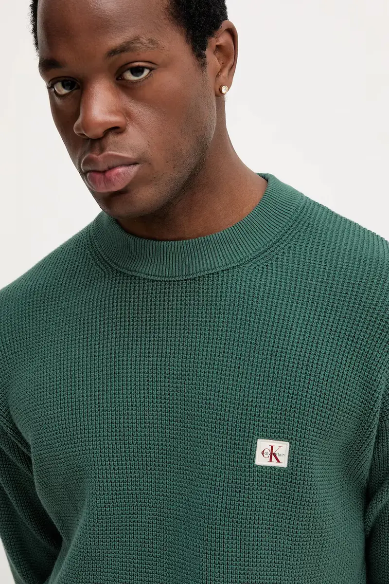 maglione in cotone uomo colore turchese LV04RD313G miniatura 4